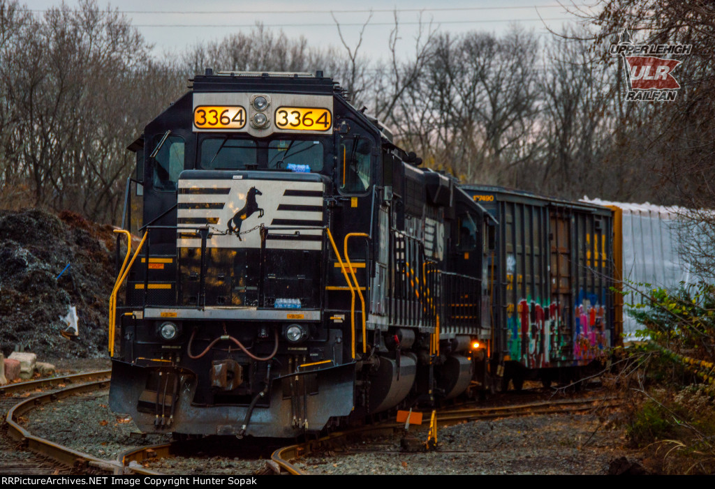 H75-12 in the darkness at Stockertown Yard